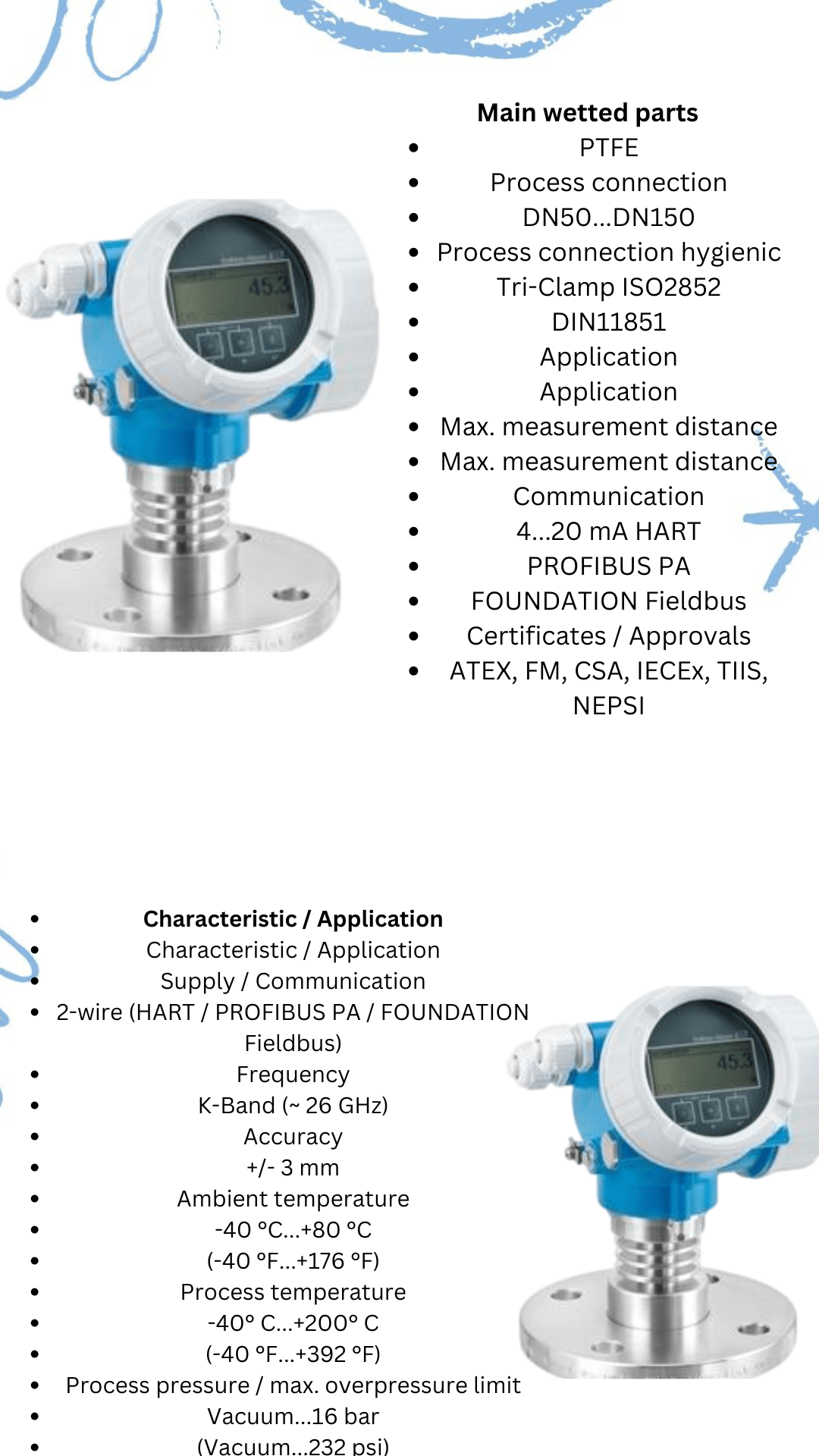 اینفوگرافیک ترانسمیتر راداری FMR52 اندرس هاوزر